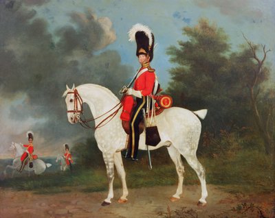 Sergeant Wallace, Royal Scots Greys (Second Dragoons) 1832 door Scottish School